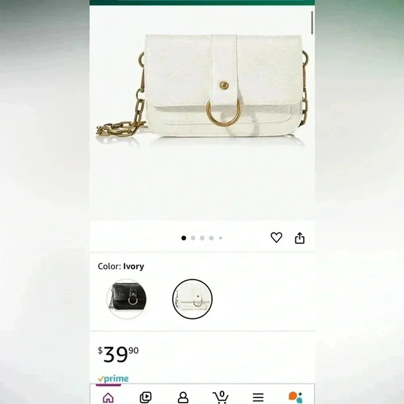 The Drop Women's Lara Chain Mini Crossbody Bag - Picture 1 of 3